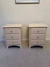 bedside lockers with 3 drawers
